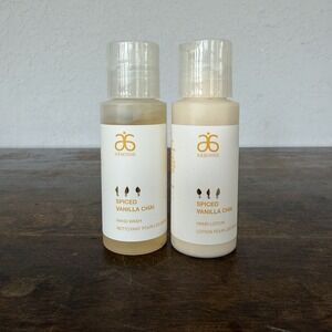 Arbonne Spiced Vanilla Chai Hand Wash And Lotion Set 2 fl. oz. Sealed New